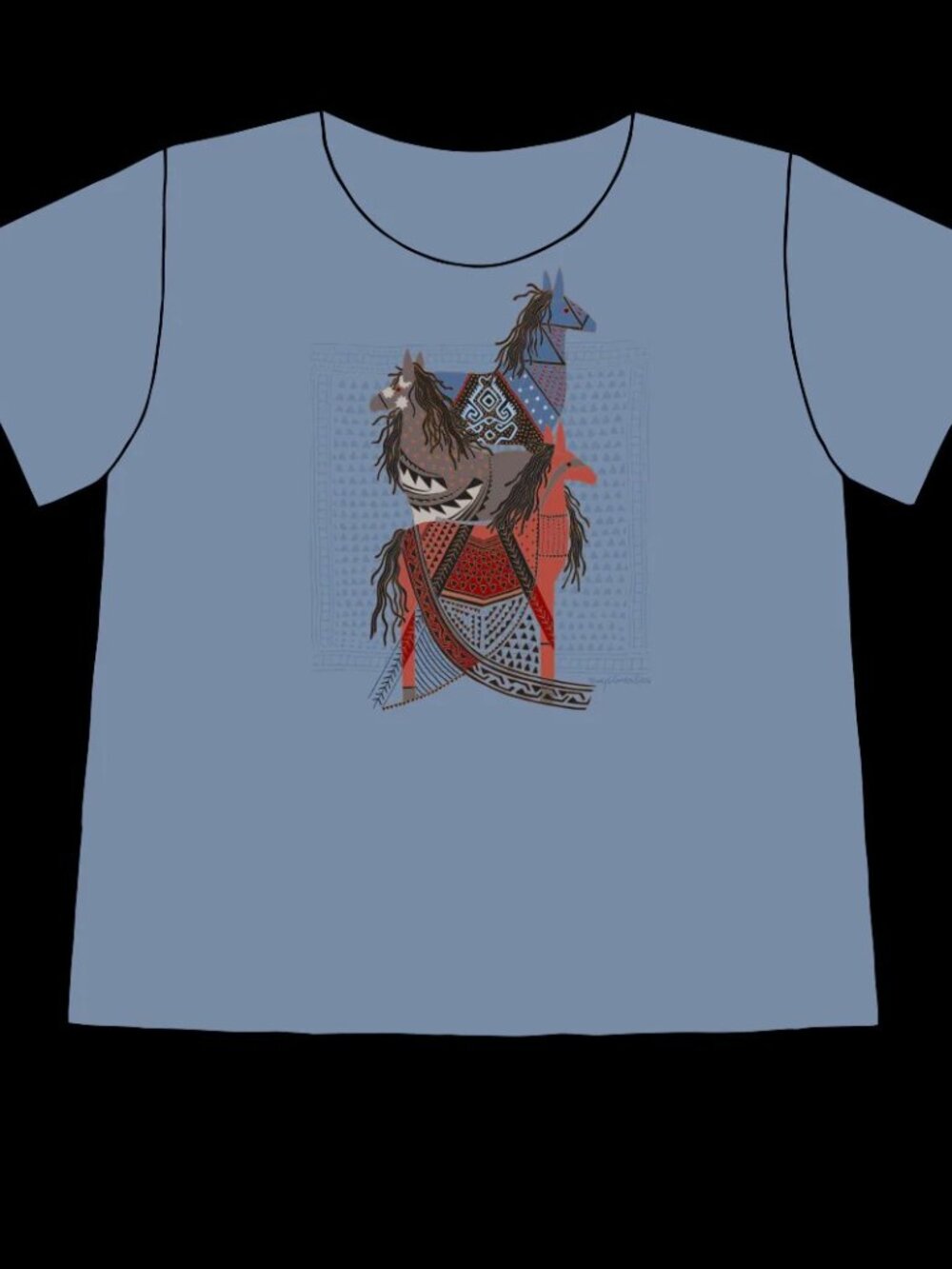 Sabaku Tribal Horse S/S..Made in Tucson Az.